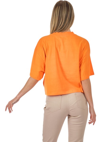 Lina Kadın Turuncu Tişört 15290576 indirimleri