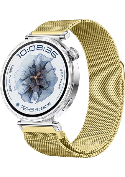 Huawei Watch Gt5 41MM Uyumlu Manyetik Milanese Loop Metal Kordon
