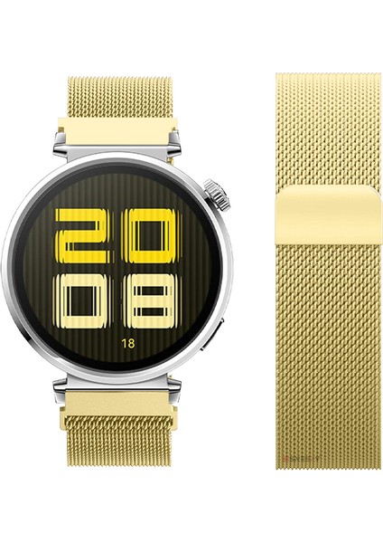 Huawei Watch Gt5 41MM Uyumlu Manyetik Milanese Loop Metal Kordon modelleri