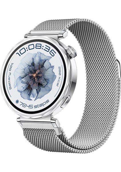 Huawei Watch Gt5 41MM Uyumlu Manyetik Milanese Loop Metal Kordon