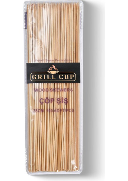 Grıll Cup 100'LÜ Çöp Şiş Takımı