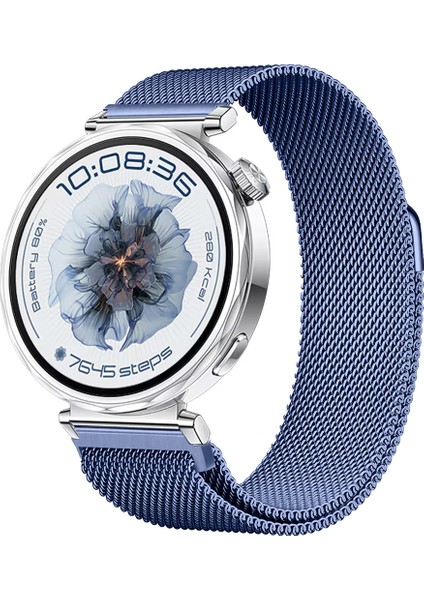 Huawei Watch Gt5 41MM Uyumlu Manyetik Milanese Loop Metal Kordon