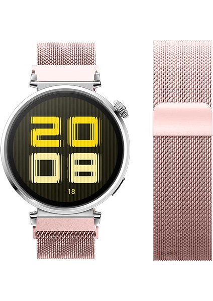 Huawei Watch Gt5 41MM Uyumlu Manyetik Milanese Loop Metal Kordon modelleri