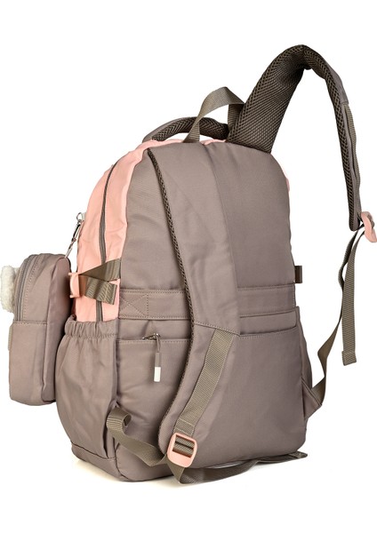 1511 Çok Gözlü Okul ve Günlük Sırt Çantası – Pelüş Aksesuarlı fırsatları