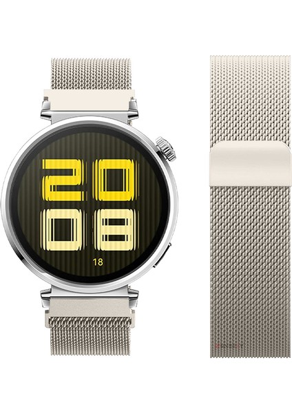 Huawei Watch Gt5 41MM Uyumlu Manyetik Milanese Loop Metal Kordon modelleri