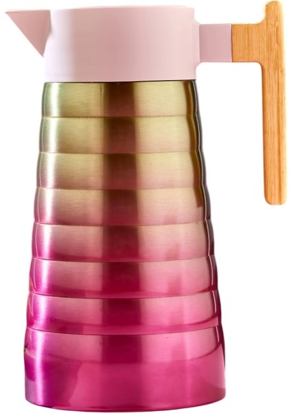 Akıllıelma-Cooker 2l Çelik Termos CKR2097 Yeşil Pembe