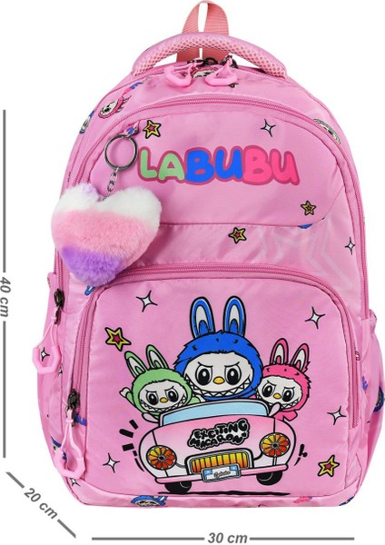 Labubu Beslenmeli Kalemlikli Ilkokul Sırt Çantası fiyatları