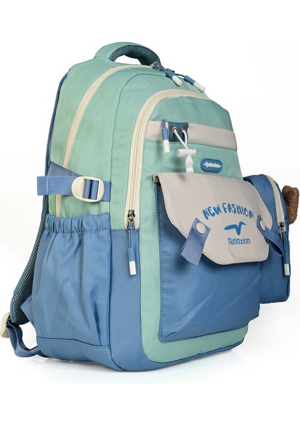 1513 Çok Gözlü Okul ve Günlük Sırt Çantası – Mini Aksesuar Hediyeli modelleri