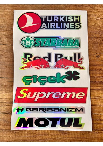 Oto Arka Cam Yazısı Hologramlı Yan Kapı, Yan Cam Stickerı Turkısh Aırlınes