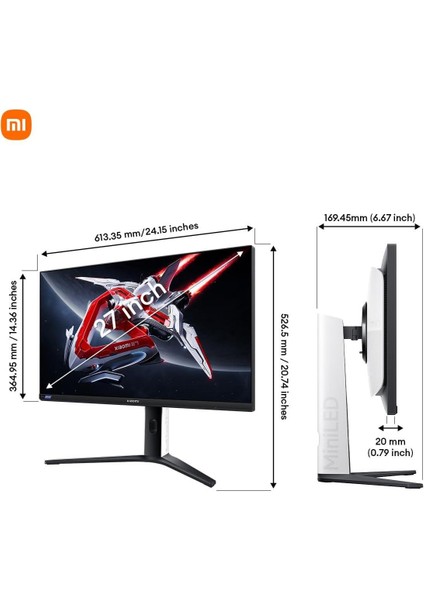 Mini LED LCD Monitör G Pro 27i Eu 1 Ms Ful Hd 180 Hz 2560 x 1440 LCD Monitör fiyatları