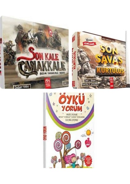 3. ve 4.sınıflar Için Son Kale Çanakkale ve Son Savaş Kurtuluş Hikaye Serisi ve Öykü Yorum