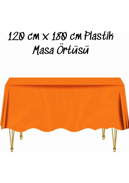 Masa Örtüsü Plastik Tek Kullanımlık Masa Örtüsü Renkli 120X180 cm