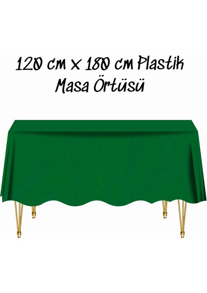 Masa Örtüsü Plastik Tek Kullanımlık Masa Örtüsü Renkli 120X180 cm