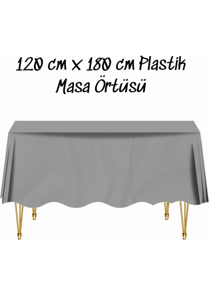 Masa Örtüsü Plastik Tek Kullanımlık Masa Örtüsü Renkli 120X180 cm