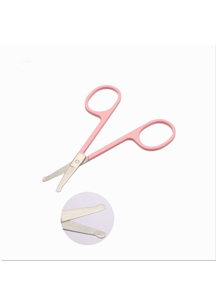 Paslanmaz Uç Küt Uçlu Mini Makas - Ergonomik Tutuş