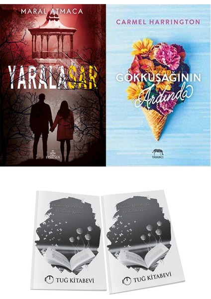 Gökkuşağının Ardında ve Ephesus Yayınları Yaralasar 4 Maral Atmaca 2li Set + Hediyeli