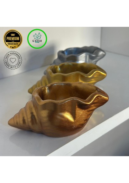 Tealight Mumluk Üçlü Bronz Set fırsatları