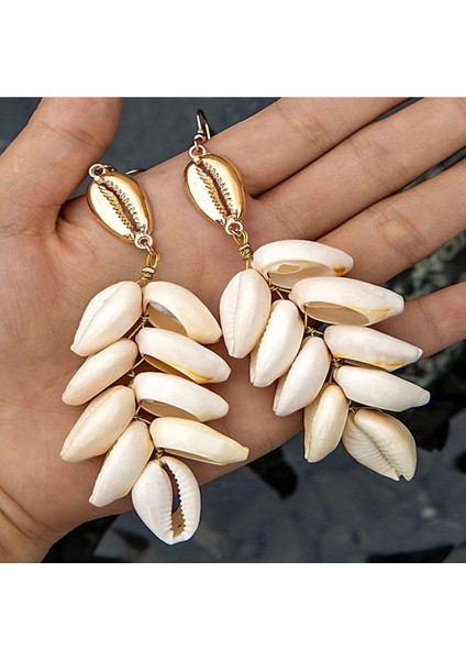 Şıklığınızı Tamamlayacak Kabuk Modeli Küpe