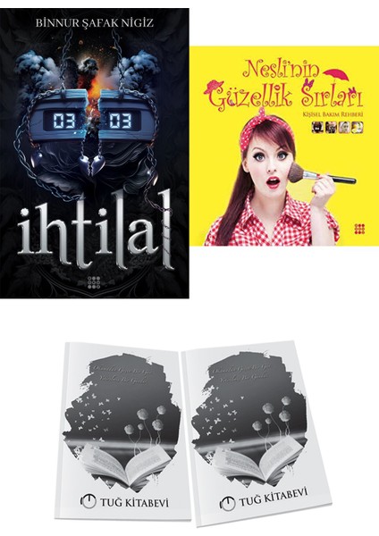 Nesli’nin Güzellik Sırları ve Dokuz Yayınları Ihtilal 2 Zede Binnur Şafak Nigiz 2li Set + Hediyeli