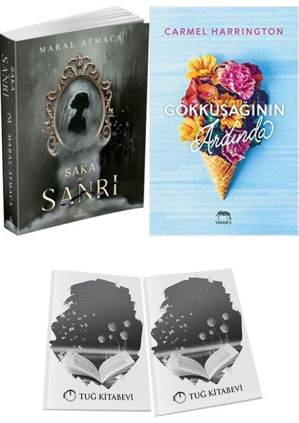 Gökkuşağının Ardında ve Ephesus Yayınları Saka ve Sanrı 2 Maral Atmaca 2li Set + Hediyeli