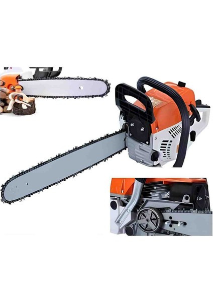 İyisi Yok Turbo Motor TT-5200 Benzinli Ağaç Testere Hizar Makinesi