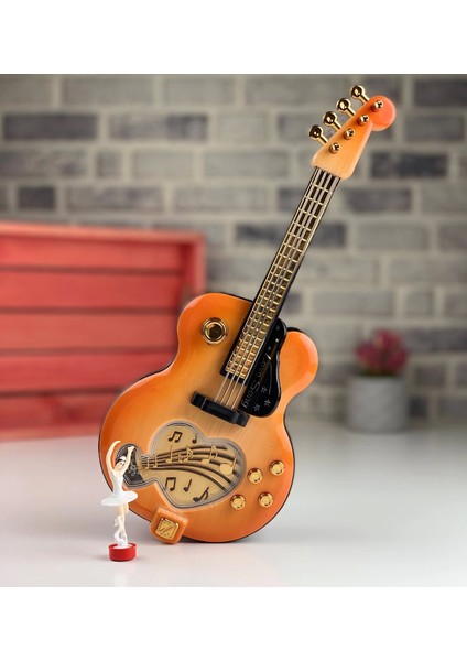 Gitar Görünümlü Nostaljik Müzik Kutusu