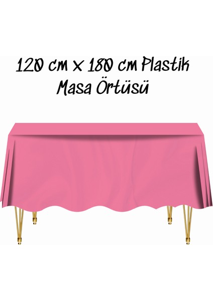 Masa Örtüsü Plastik Tek Kullanımlık Masa Örtüsü Renkli 120X180 cm