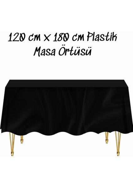 Masa Örtüsü Plastik Tek Kullanımlık Masa Örtüsü Renkli 120X180 cm