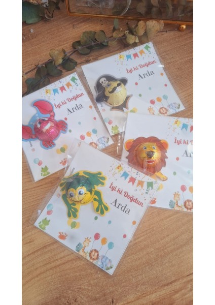 Sevgili Atölyem Sevgiliatolyemm Mutluluk Getirmesi Dileğiyle Kartlı Figürlü Çikolata 25 Adet Doğum Günü Hediyelikleri, Karne, Babyshower, Mevlit Tatil Hediyelikleri indirimleri