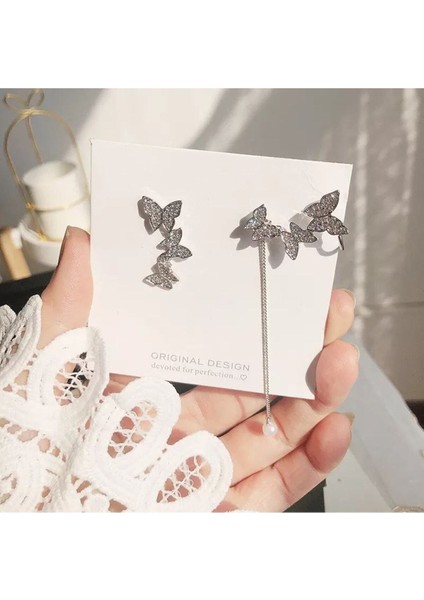Romantik Kelebek Figürlü Küpe ile Şıklığınızı Tamamlayın modelleri