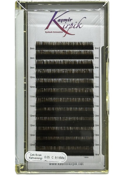 Çek Bırak Kahverengi C Mix 0.05 mm Mix Kutu