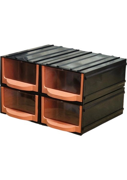 Plastik 4 Şeffaf Çekmeceli Kutu Küçük Organizer Çekmece Avadanlık fiyatları