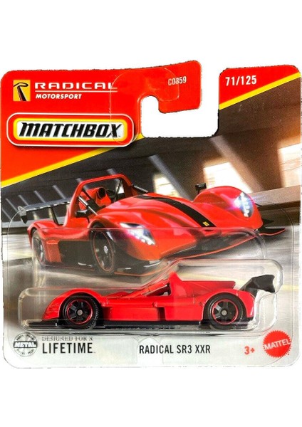 C0859 Matchbox 1:64 Tekli Arabalar Radical Sr3 Xxr JBR72