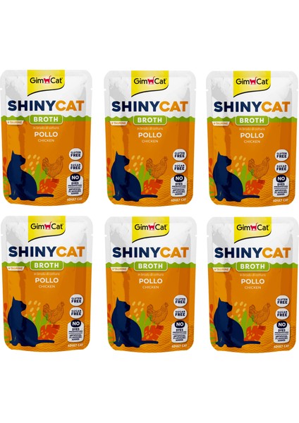 Shinycat Pouch Tavuklu Kedi Yaş Mama 70 Gr. x 6 Adet