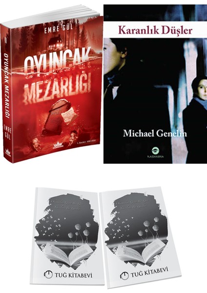 Karanlık Düşler ve Guardian Yayınları Oyuncak Mezarlığı Emre Gül 2li Set + Hediyeli