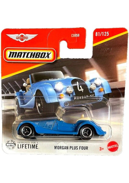 C0859 Matchbox 1:64 Tekli Arabalar Morgan Plus Four JBR78