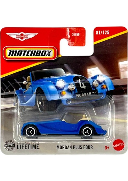 C0859 Matchbox 1:64 Tekli Arabalar Morgan Plus Four JBR78 modelleri