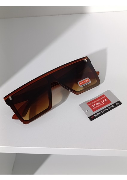Kare Güneş Gözlüğü Kahverengi UV400 Unisex fiyatları