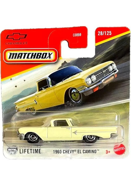C0859 Matchbox 1:64 Tekli Arabalar 1960 Chevy El Camino JBR70