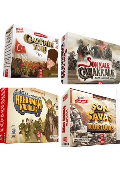 3. ve 4.sınıflar Için Milli Mücadele ve Savaşlar Ile Ilgili Muhteşem Tarihi Hikaye Setleri( 40 Kitap)