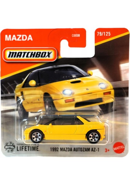 C0859 Matchbox 1:64 Tekli Arabalar 1992 Mazda Autozam Az-1 JBR83 fiyatları