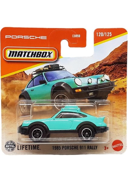 C0859 Matchbox 1:64 Tekli Arabalar 1985 Porsche 911 Rally JBT00
