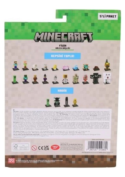 Nessiworld Pmı MC2040 Minecraft 3D Figür Toppeez 5li Set fiyatları