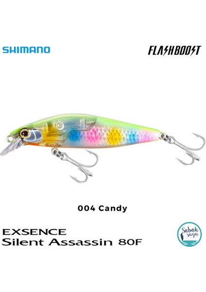 Silent Assassin Flash Boost 80F 8cm 10GR 004 Candy