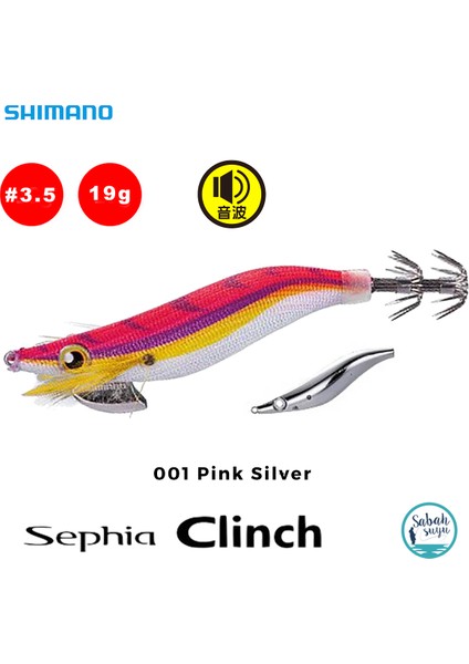 Sephia Clinch Excounter #3.5 19GR 001 Pink Silver Kalamar Zokası