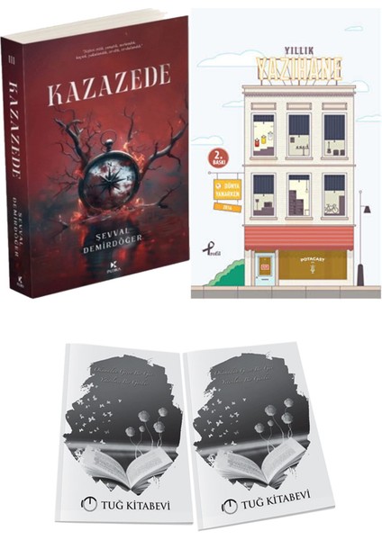 Yazıhane Yıllık ve Pukka Yayınları Kazazede 3 Şevval Demirdöğer 2li Set + Hediyeli