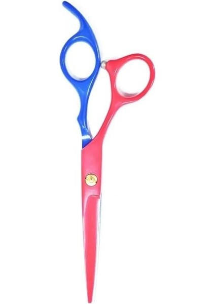 Kuyruklu Kırmızı Mavi Düz Uçlu Saç Kesim Makası 6 Inç XLQ586 fiyatları