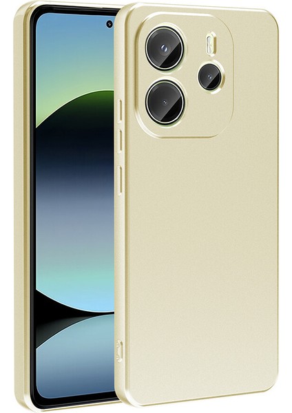 Xiaomi Redmi Note 14 4g Kılıf Kamera Korumalı Ince Mat Silikon