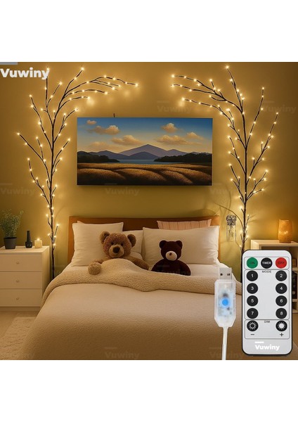 96 LED Söğüt Asma 8 Mod Dekoratif USB LED Lamba fiyatları