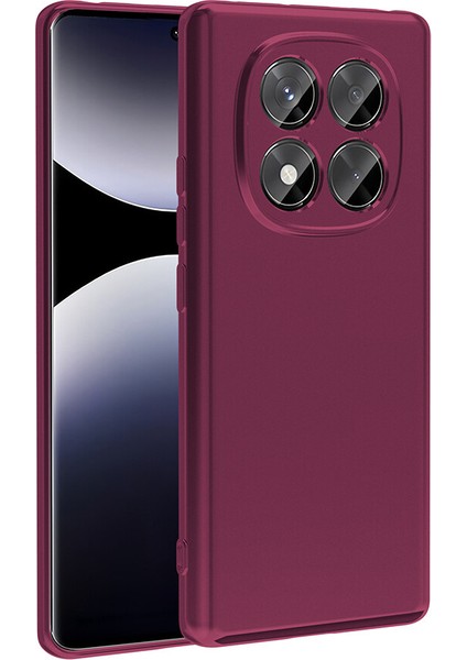 Xiaomi Redmi Note 14 Pro 4g Kılıf Kamera Korumalı Ince Mat Silikon